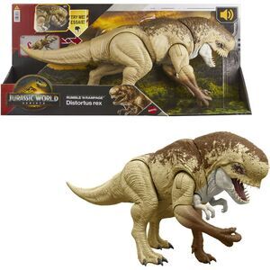 Mattel - Jurassic World: Rebirth Rumble 'N Rampage Distortus Rex  COLLECTIBLES
